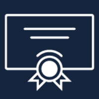 الحصول على شهادة الثانوية العامة في المسار العلمي أو الإداري، بنسبة لا تقل عن 70%.